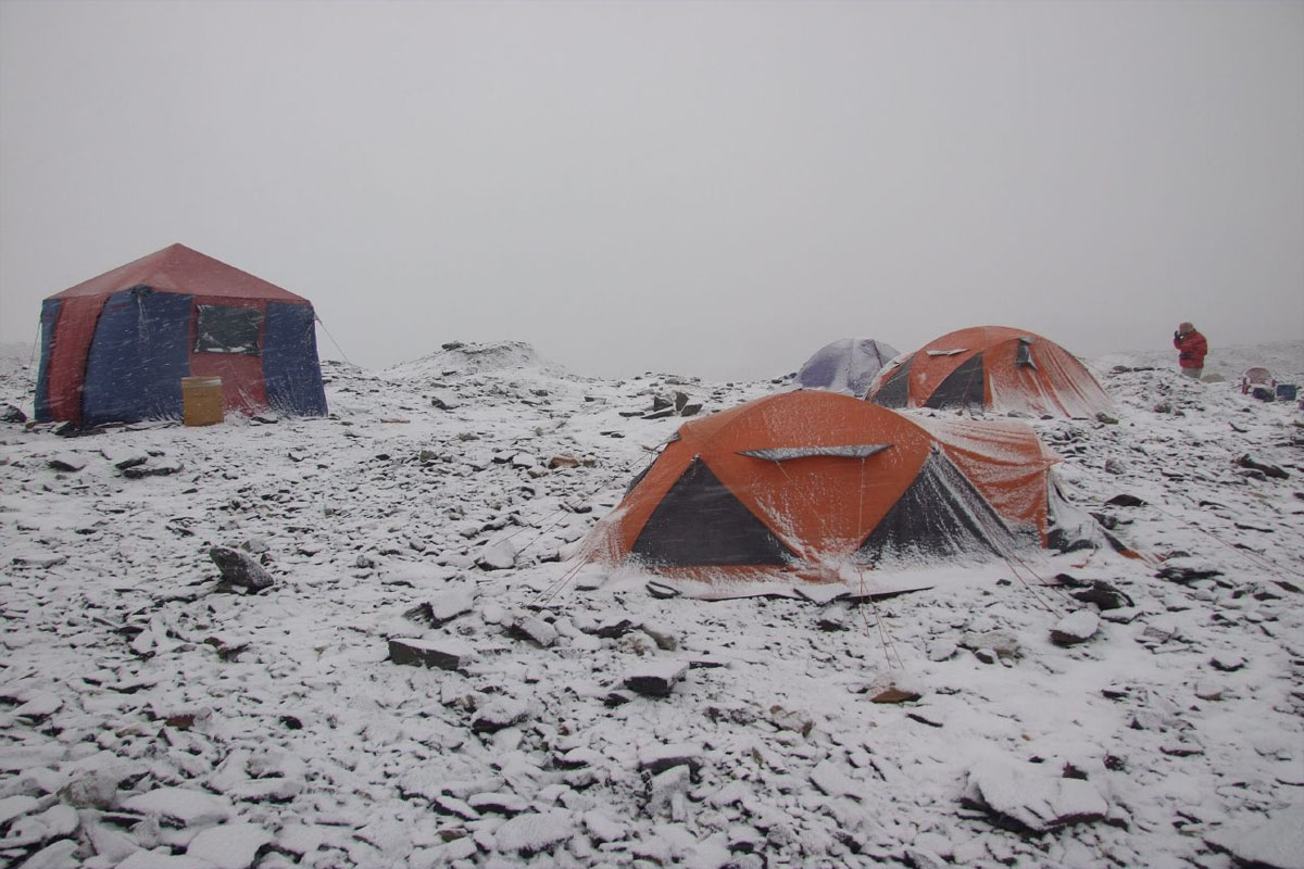 Changing weather conditions on the Concordia Adventure