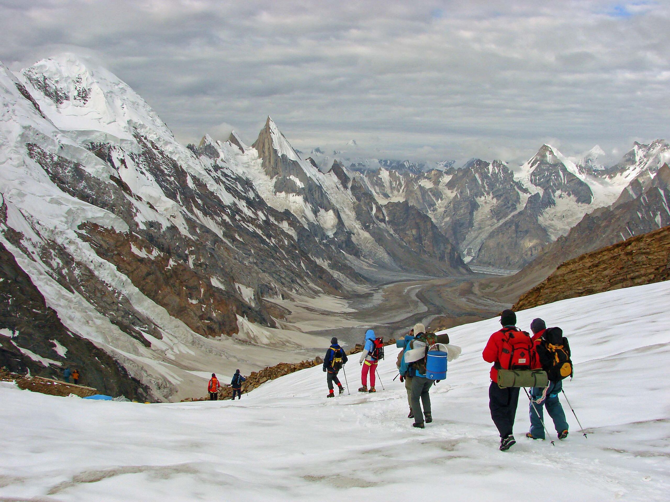 Breathtaking view from the summit of Gondogoro La