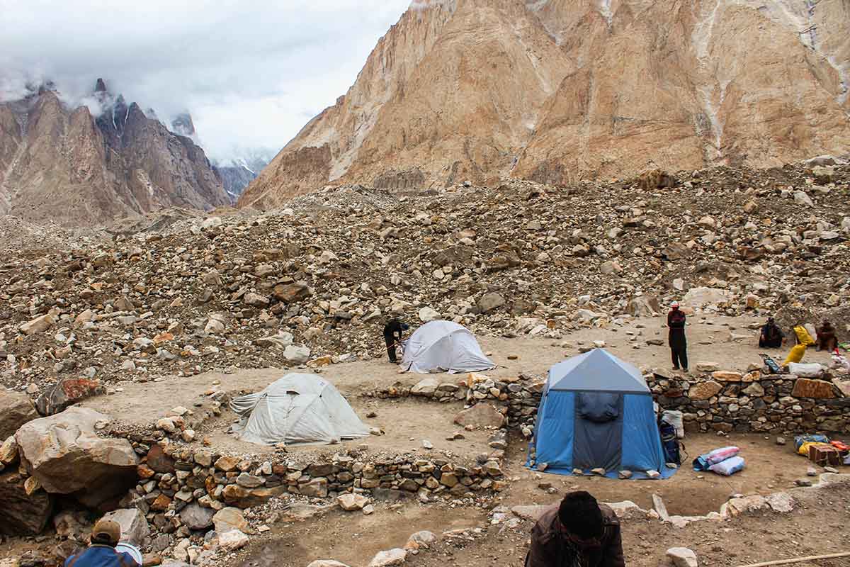 Urdokas camp trekking al campo base del k2