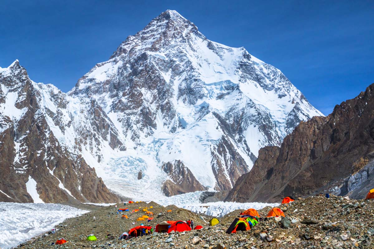 Awsome K2 mountain-k2 base camp trek